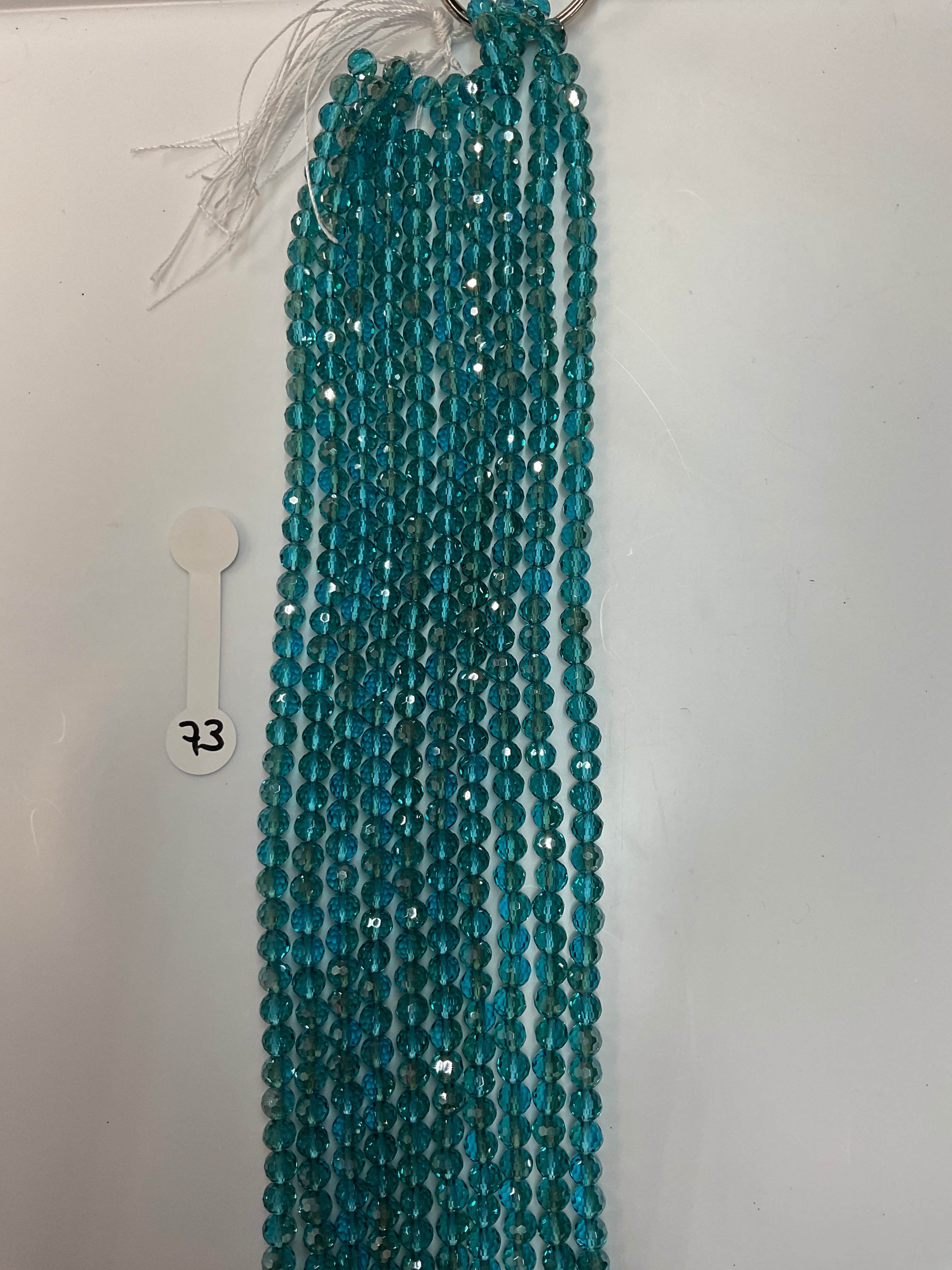 6mm Glass Rondelle and round beads