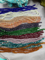 Load image into Gallery viewer, 6mm Glass Rondelle and round beads
