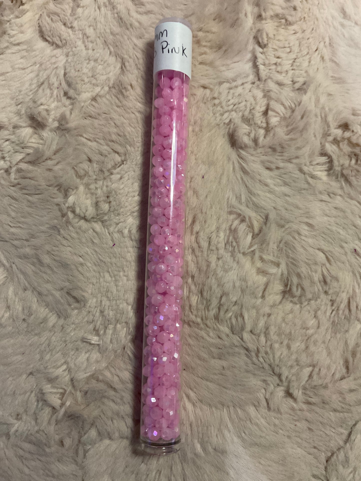 Tube Rondelle  and Bicone Beads
