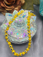 Load image into Gallery viewer, 8mm Evil Eye glass beads
