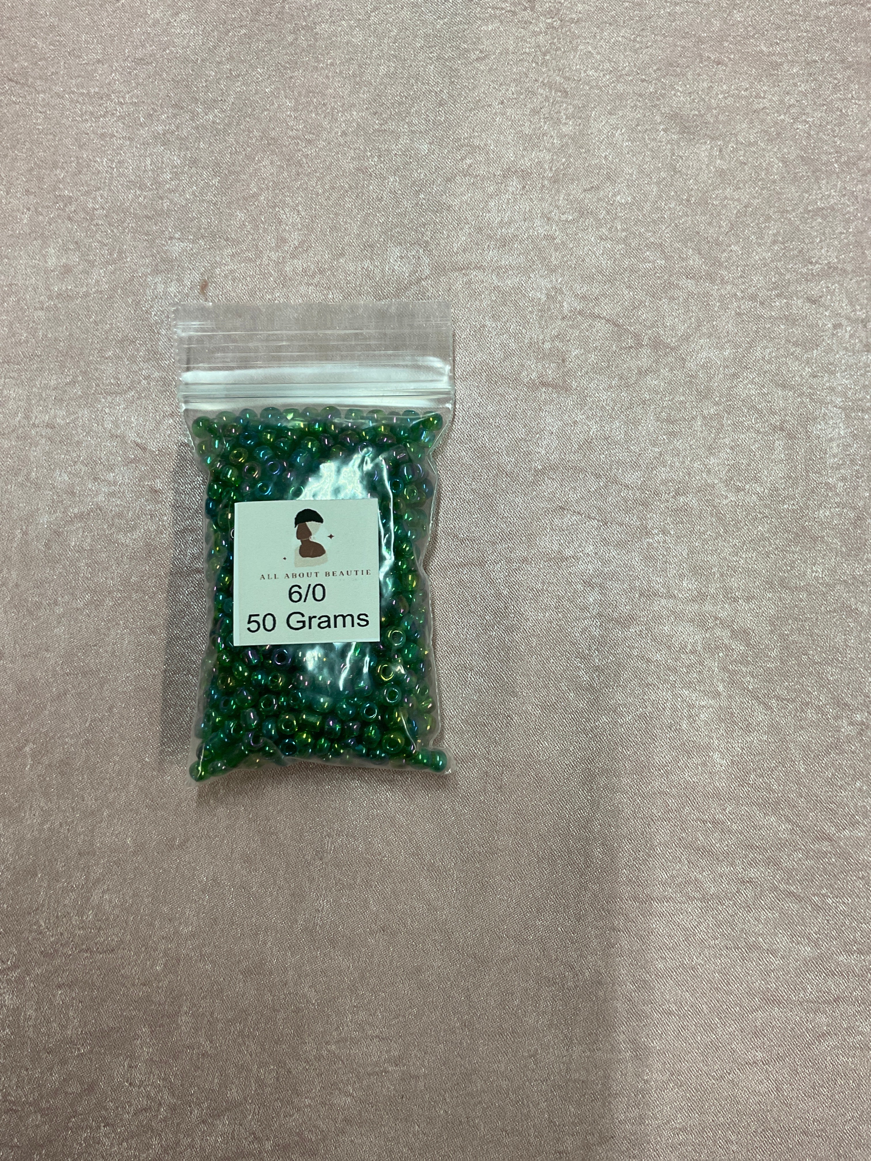 Glass seed beads