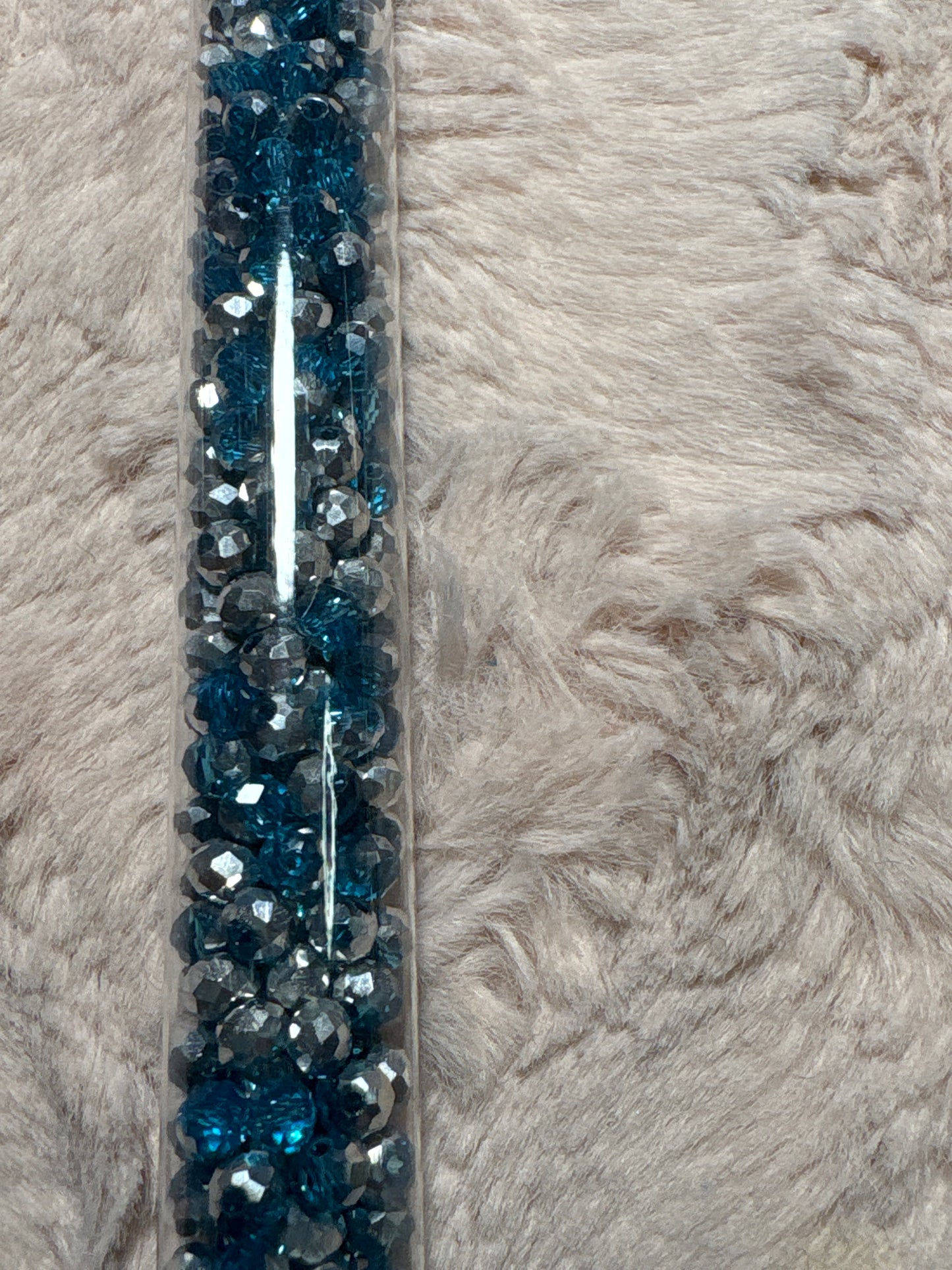 Tube Rondelle  and Bicone Beads