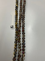 Load image into Gallery viewer, 6mm Glass Rondelle and round beads
