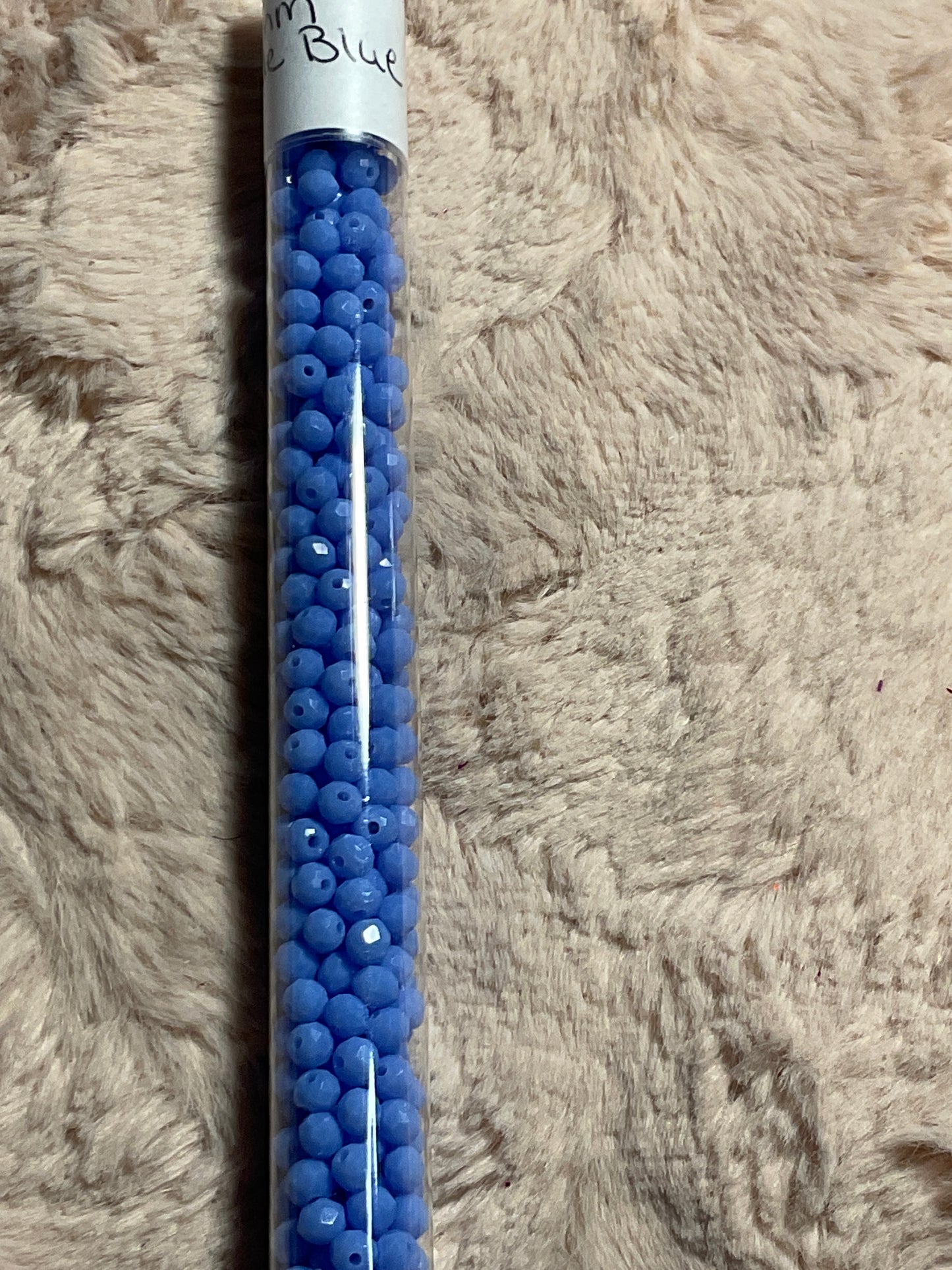 Tube Rondelle  and Bicone Beads
