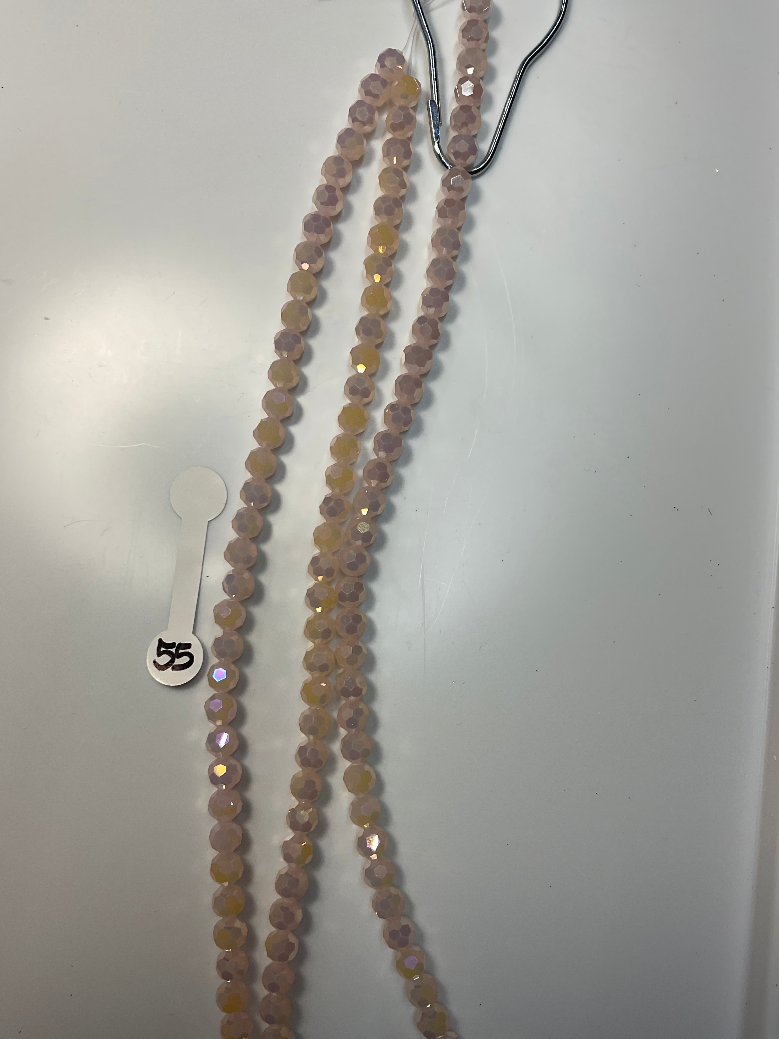 6mm Glass Rondelle and round beads