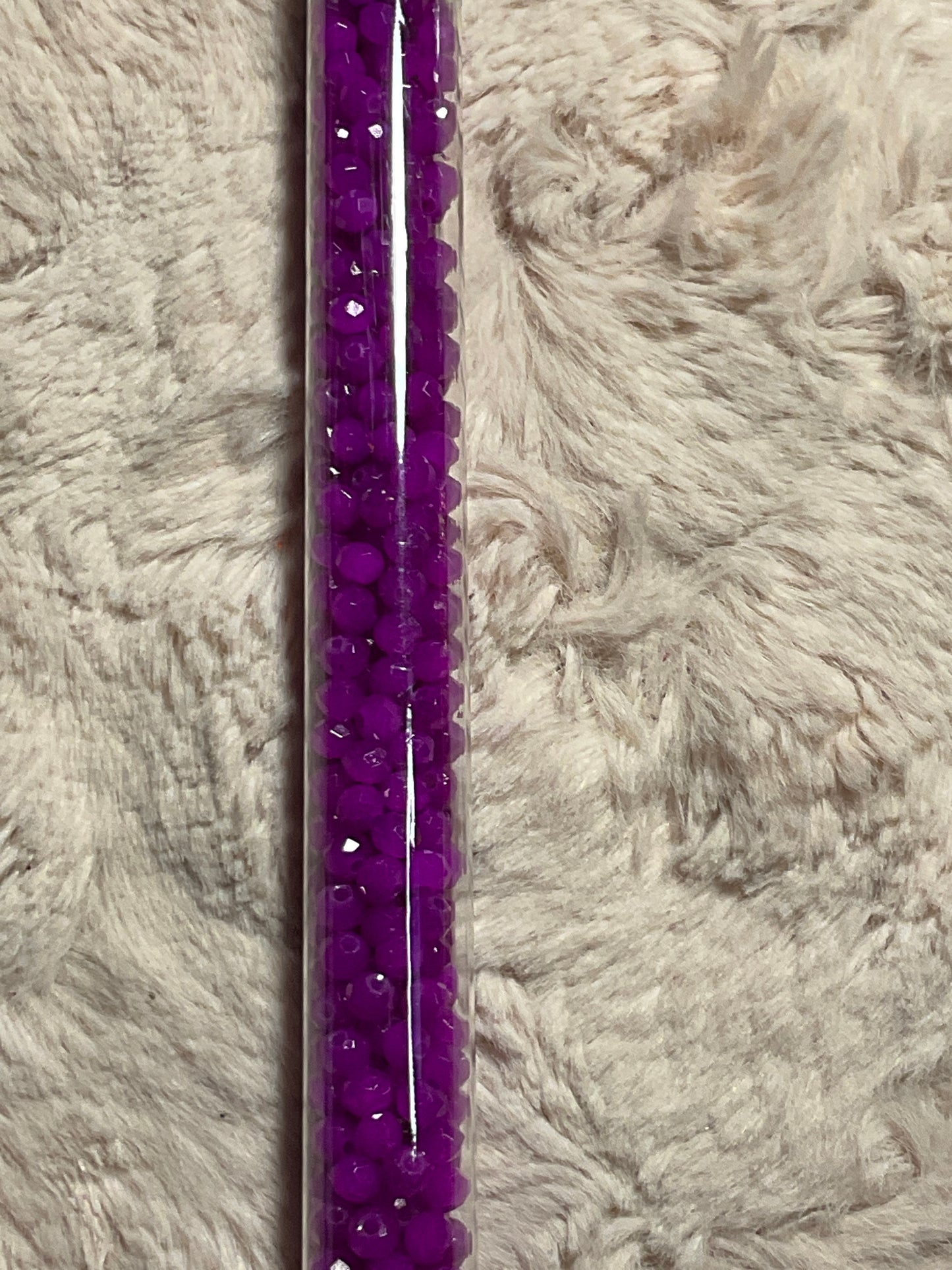 Tube Rondelle  and Bicone Beads